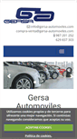 Mobile Screenshot of gersa-automoviles.com