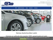 Tablet Screenshot of gersa-automoviles.com